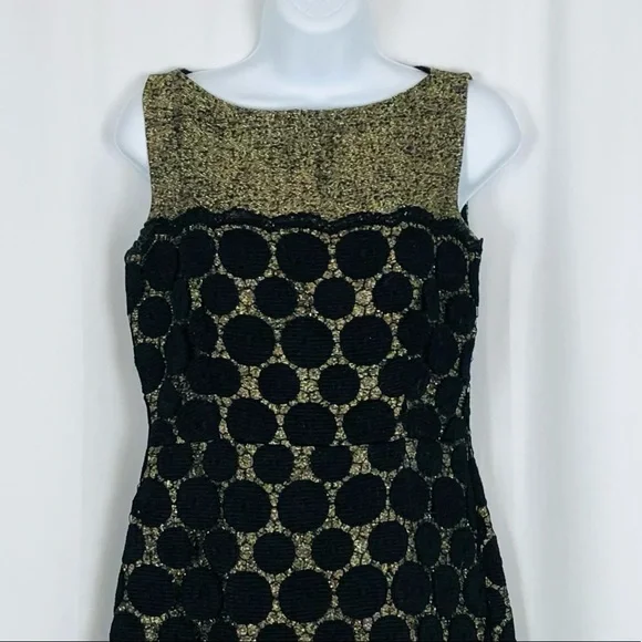 Milly Lace overlay sleeveless sheath mini dress 4 - Picture 11 of 16